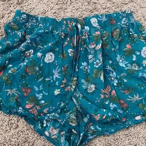 Flowy, flowery shorts